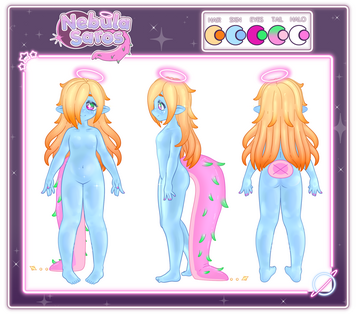 NebSaros Unclothed Reference Sheet