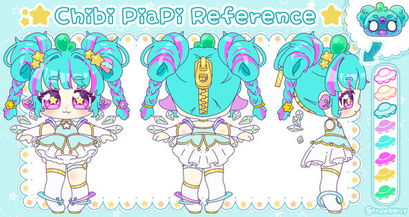 PiaPi Chibi Reference Sheet