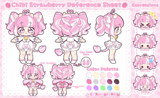 Personal Chibi Reference Sheet